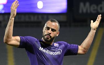 Fiorentina's forward Arthur Cabral celebrates after scoring during the Play-offs, 1st leg Europa Conference League soccer match ACF Fiorentina vs FC Twente at Artemio Franchi Stadium in Florence, Italy, 18 August 2022
ANSA/CLAUDIO GIOVANNINI