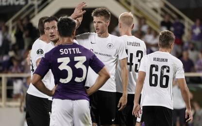 La Fiorentina spreca e si fa beffare: 1-1 col Riga