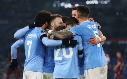 Immobile-gol, la Lazio batte in 10 il Cluj 1-0