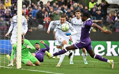Fiorentina-Plzen 0-0 LIVE: ospiti in 10 uomini