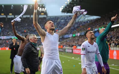 La Fiorentina torna in finale: 1-1 col Bruges