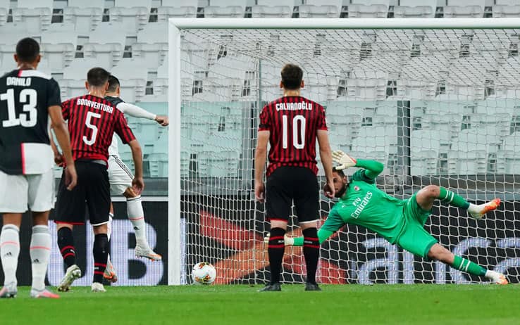 Juventus vs Milan - Semifinale di ritorno Coppa Italia 2019/2020