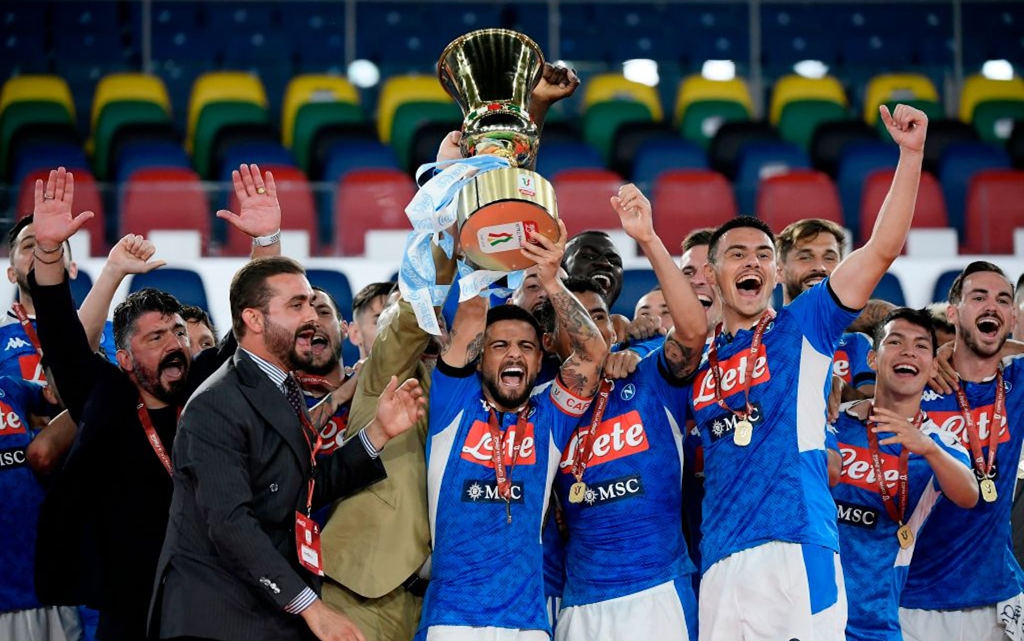 Napoli Juve, la premiazione della finale di Coppa Italia 2020 | Sky Sport
