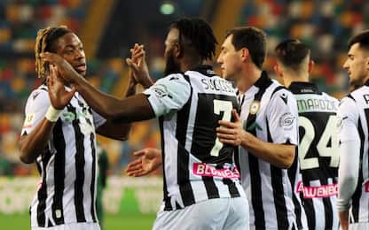 Udinese, 4-0 al Crotone: agli ottavi c'è la Lazio