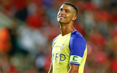 Faro, Portugal. 20th July, 2023. Cristiano Ronaldo of Al Nassr during the Algarve Cup match, between Al Nassr and Benfica played at Algarve Stadium on July 20 2023 in Faro, Spain. (Photo by Antonio Pozo/Pressinphoto) Credit: PRESSINPHOTO SPORTS AGENCY/Alamy Live News