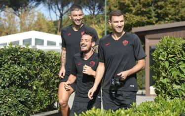 Dzeko dal 1' col Gladbach, dubbio Florenzi/Perotti