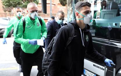 Ludogorets a Milano con inutili maschere e guanti