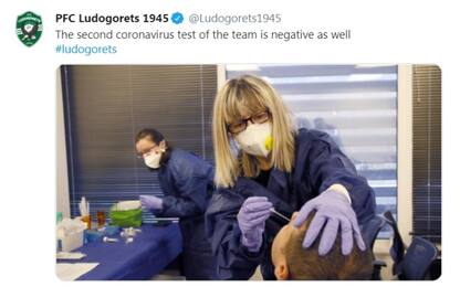 Ludogorets, tamponi dopo la trasferta a Milano