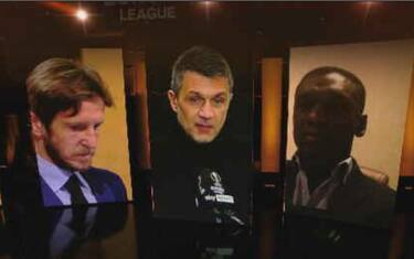 Maldini, Seedorf e Ambro si ritrovano in diretta