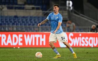 Mario Gila (SS Lazio) during the UEFA Europa League 2022-2023 football match between SS Lazio and Feyenoord at The Olympic Stadium in Rome on 08 September 2022.
