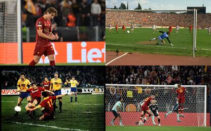 I gol che hanno portato la Roma a una eurofinale