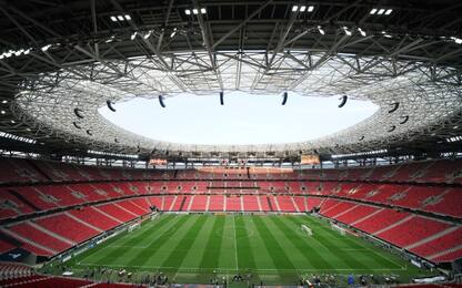 Dentro la Puskas Arena: qui si gioca Siviglia-Roma