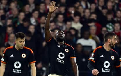 È tornato Lukaku: le pagelle di Feyenoord-Roma 1-1