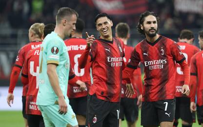 Il Milan vince soffrendo, 4-2 allo Slavia in 10