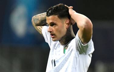 Scamacca non basta, l'U21 fa 1-1. Rosso per Tonali