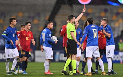 L'Italia vede rosso: 2 espulsi e 0-0 con la Spagna