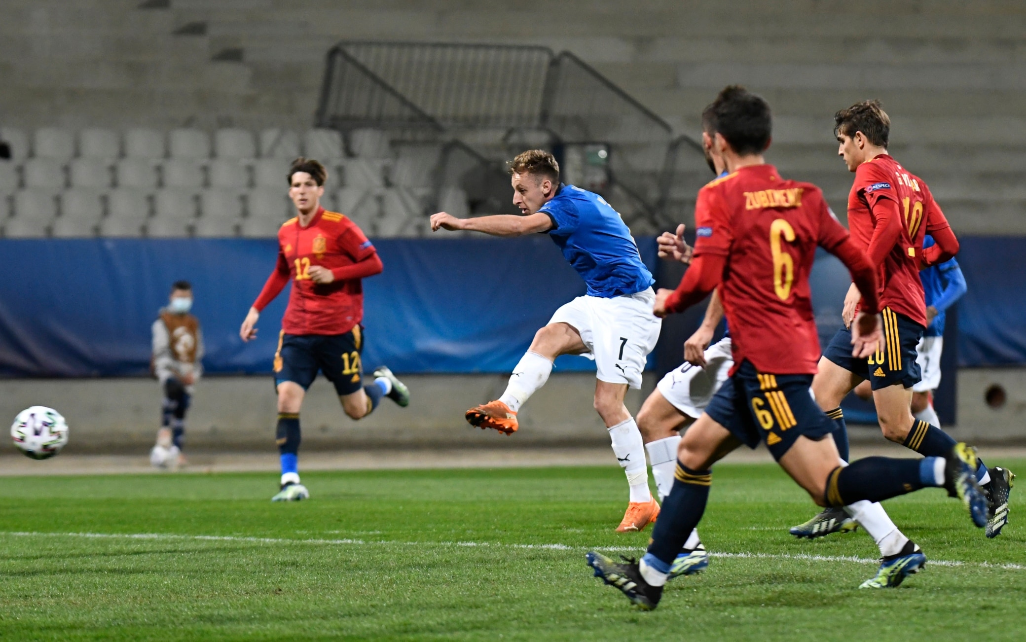 Euro Under 21, Spain Italy 0-0