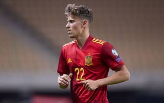 SEVILLE, SPAIN - MARCH 31: Marcos Llorente of Spain looks on during the FIFA World Cup 2022 Qatar qualifying match between Spain and Kosovo on March 31, 2021 in Seville, Spain. (Photo by Fran Santiago/Getty Images)
