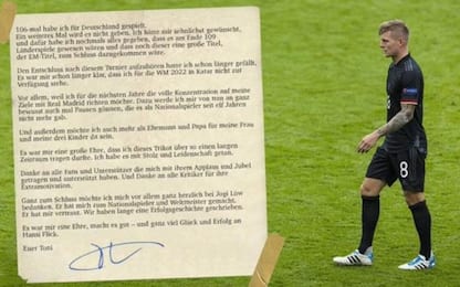 Kroos dà l'addio alla Germania: "È stato un onore"