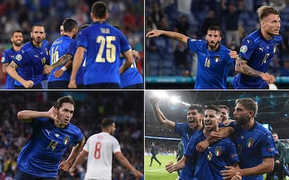 Le facce degli eroi: come esulta l'Italia Campione