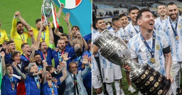 ¿Desafío entre los campeones Italia y Argentina?  La propuesta de Olé: ‘Supercopa Maradona’