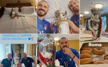La coppa a letto, Chiellini: "Come Cannavaro"
