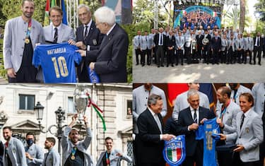 L'Italia campione ricevuta da Mattarella e Draghi