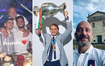Una settimana dal trionfo: gli Azzurri in vacanza