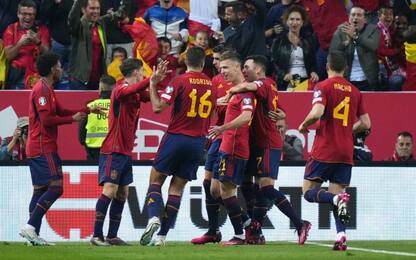 Tris della Spagna, Croazia beffata dal Galles