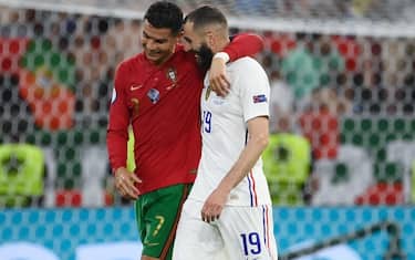 Fanno tutto CR7 e Benzema: Portogallo-Francia 2-2