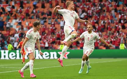 Danimarca ai quarti: 4-0 al Galles