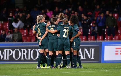 L'Italia femminile travolge 6-0 la Georgia