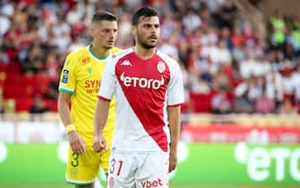 31 Kevin VOLLAND (asm) during the Ligue 1 Uber Eats match between AS Monaco and FC Nantes at Stade Louis II on October 2, 2022 in Monaco, Monaco. (Photo by Serge Haouzi/FEP/Icon Sport/Sipa USA) - Photo by Icon Sport/Sipa USA