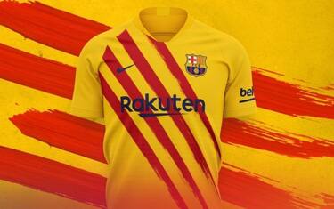 Barça, ecco la 4^ maglia: omaggio alla Catalogna