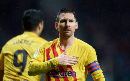 Messi stende l'Atletico, Barça in vetta col Real