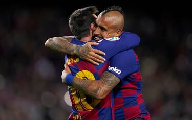 Setién, esordio ok: assist di tacco per Vidal