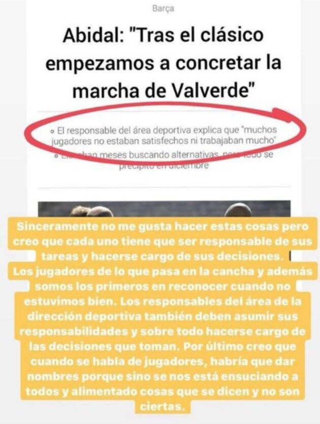 Messi su Instagram