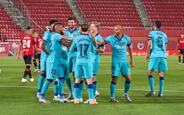 Barça, che ripresa! 4-0 a Maiorca, Vidal gol-lampo