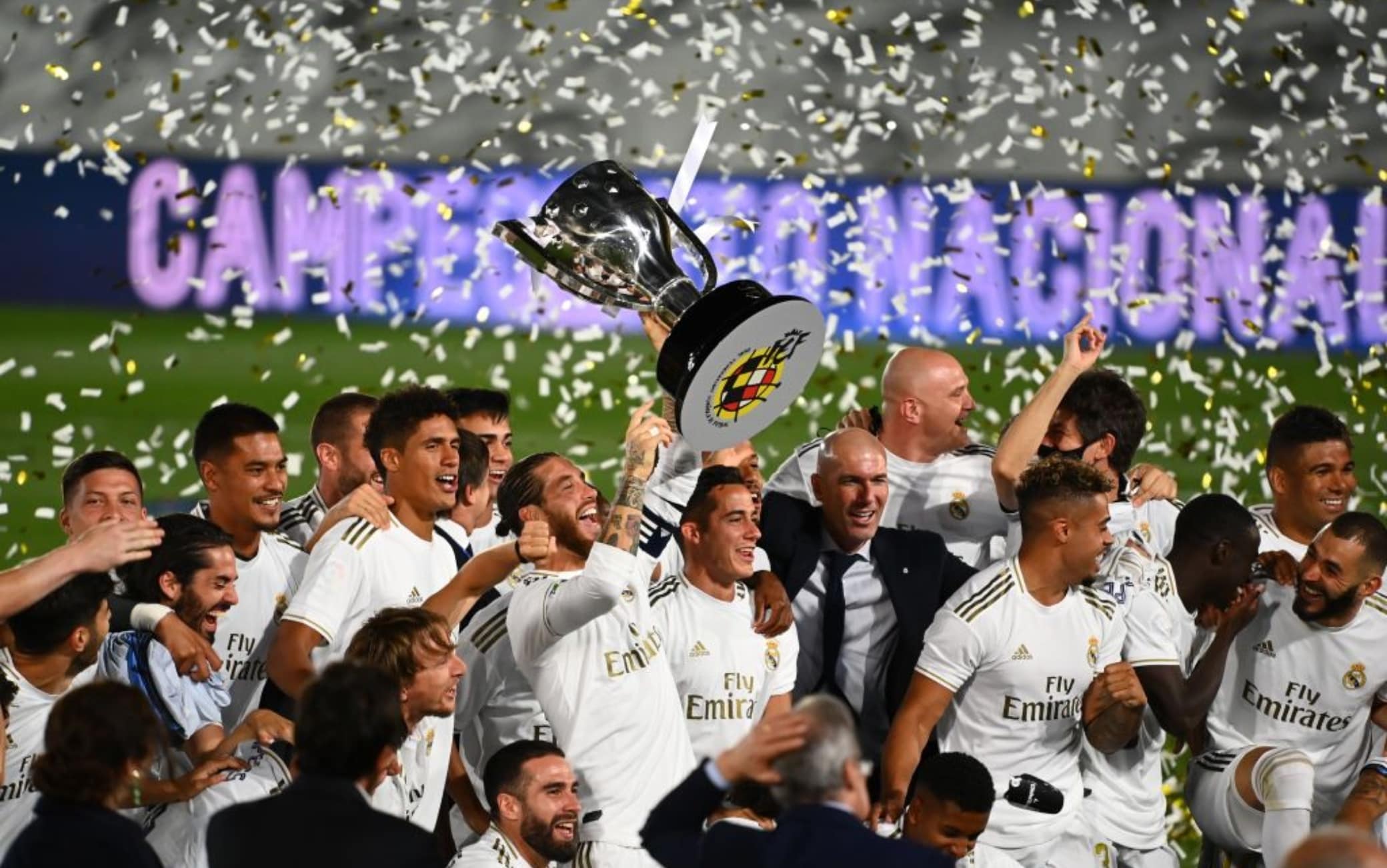  Real  Madrid  vince 34 Liga della sua storia battuto il 