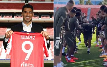 Suarez all'Atletico Madrid: che accoglienza! VIDEO