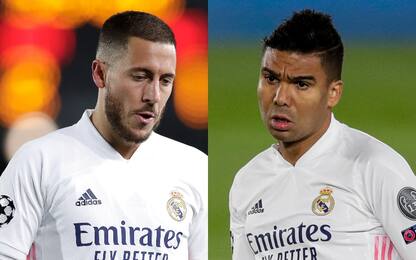 Real Madrid, Hazard e Casemiro positivi al Covid