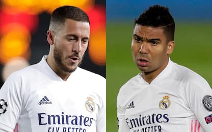 Real Madrid, Hazard e Casemiro positivi al Covid