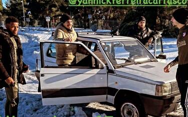 Mobilità in tilt? 4 dell'Atletico in Panda 4x4