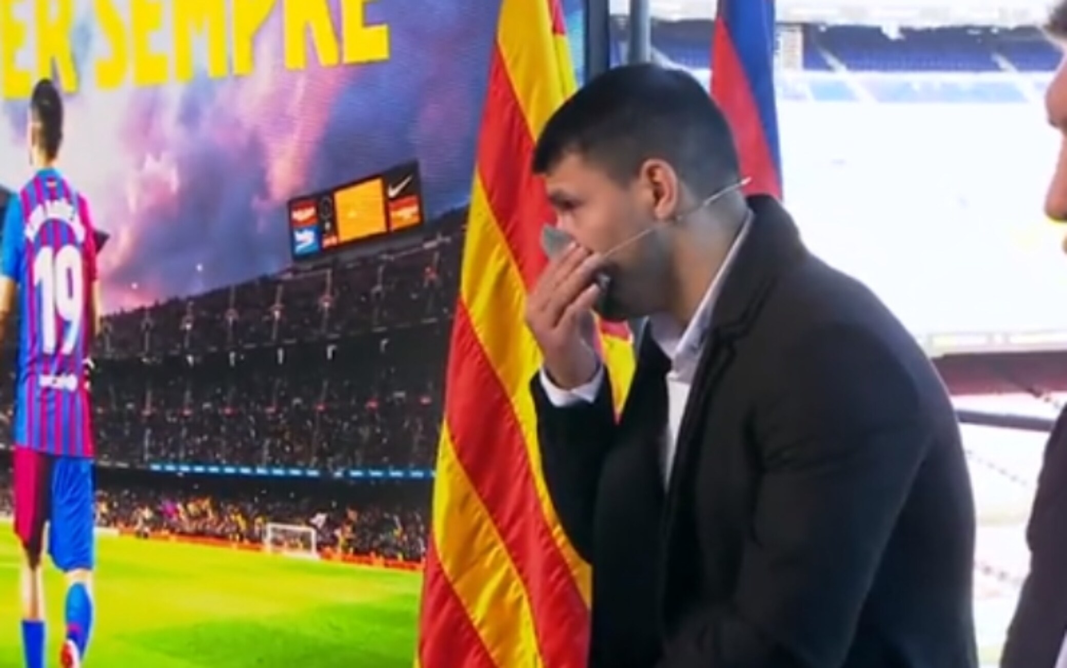 Aguero, announce the retirement?  The live conference of the Barcelona player