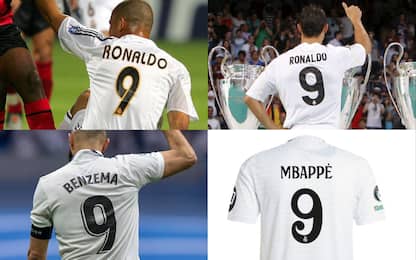 Dai due Ronaldo a Mbappé, i "9" del Real Madrid