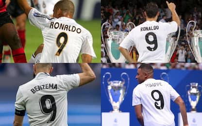 Dai due Ronaldo a Mbappé: tutti i "9" del Real