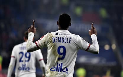 Dembelé trascina il Lione: 2-0 al St. Etienne
