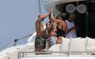 Soccerplayer Neymar on holidays in Ibiza, on Monday 02 August 2021