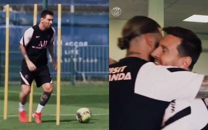 Messi, il primo allenamento al PSG