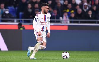 88 Corentin TOLISSO (ol) during the Ligue 1 Uber Eats match between Lyon and Nantes at Groupama Stadium on March 17, 2023 in Lyon, France. (Photo by Philippe Lecoeur/FEP/Icon Sport/Sipa USA)
